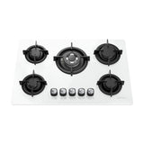 ISEASY MGBG-775 gasgrill med 5 brændere (hvid)