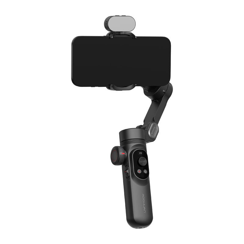 AOCHUAN X Pro Gimbal med RGB-belysning (sort)