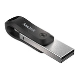 SanDisk 00183588 USB-nøgle 128 GB USB Type-A / Lightning 3.2 Gen 1 (3.1 Gen 1) Sort, Sølv