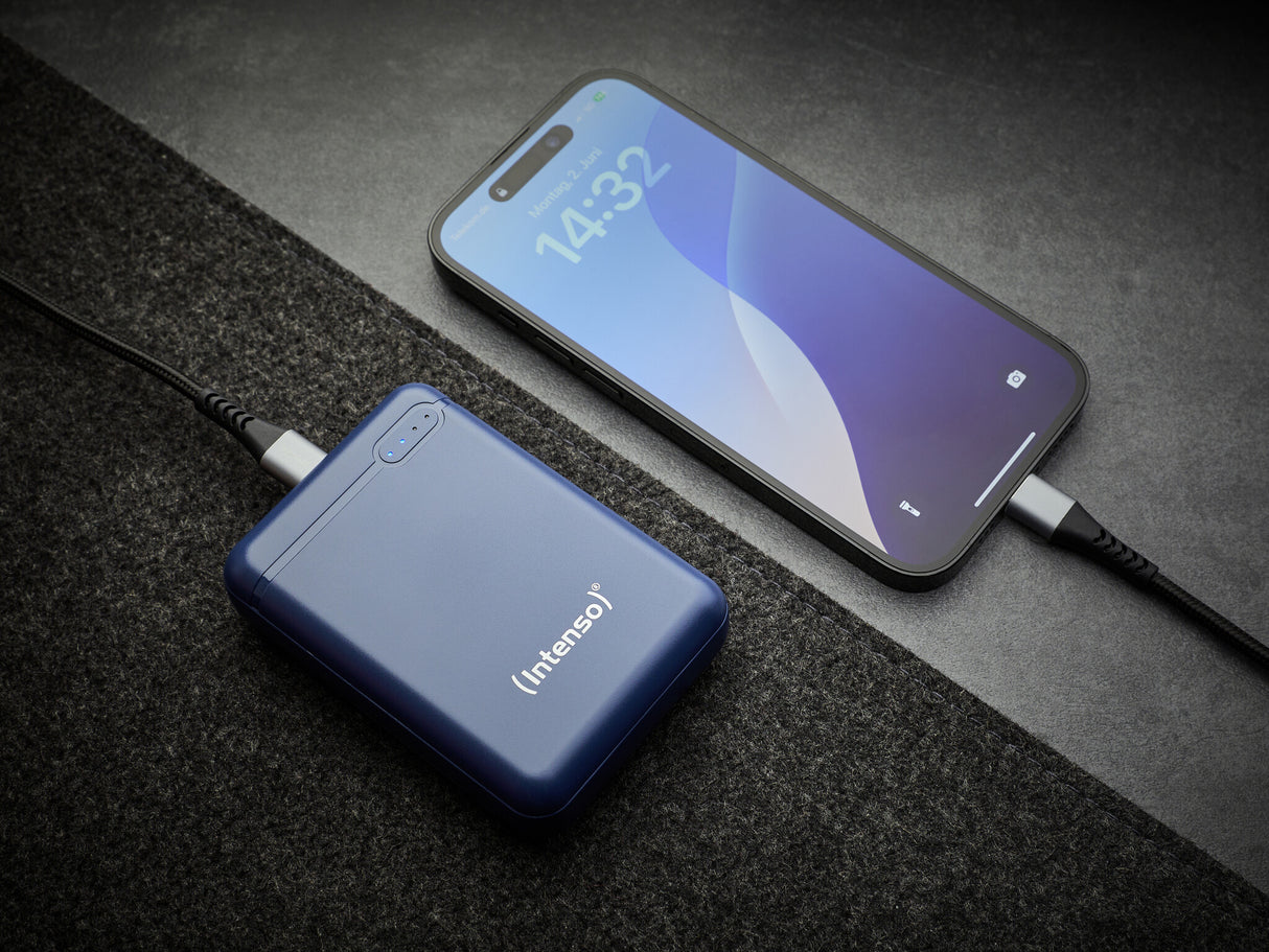 Intenso XS10000 Lithium polymer (LiPo) 10000 mAh Blå