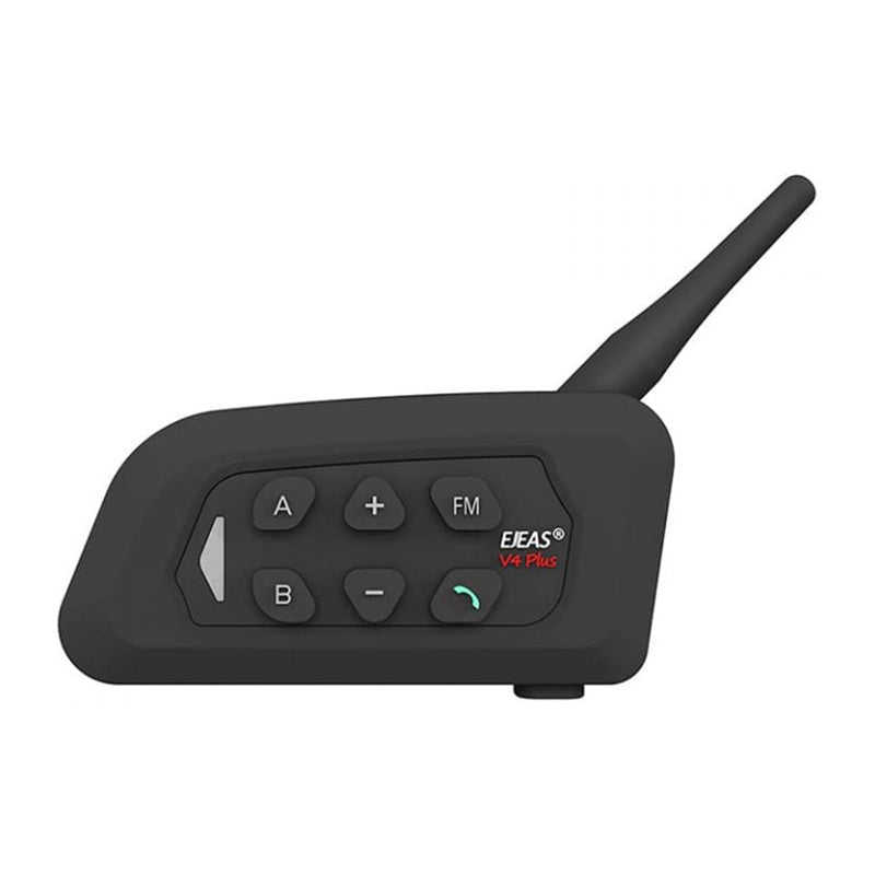 EJEAS V4 Plus motorcykel intercom for op til 4 deltagere