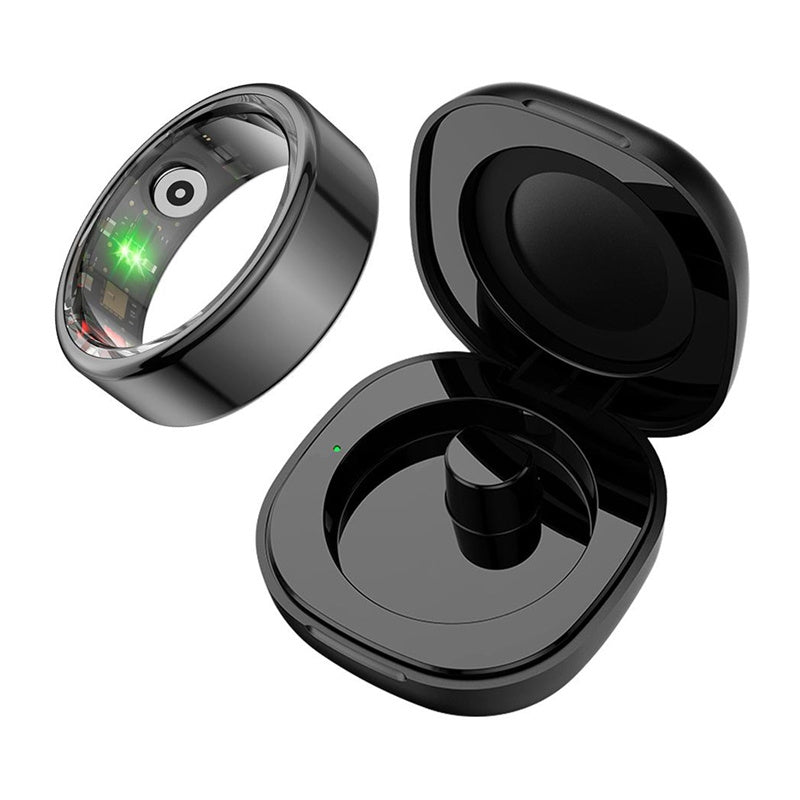 COLMI R02 Smart Ring, størrelse 12, 21,3 mm (sort) + opladningsfoder