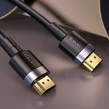 Baseus Cafule HDMI / HDMI 2.0 4K 60 Hz 3D 18 Gbps kabel 3 m - sort
