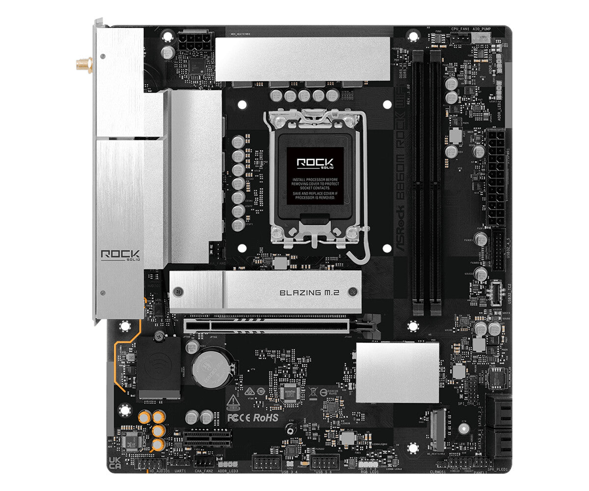 ASRock B860M Rock  Wifi        1851 mATX HDMI/DP       DDR5