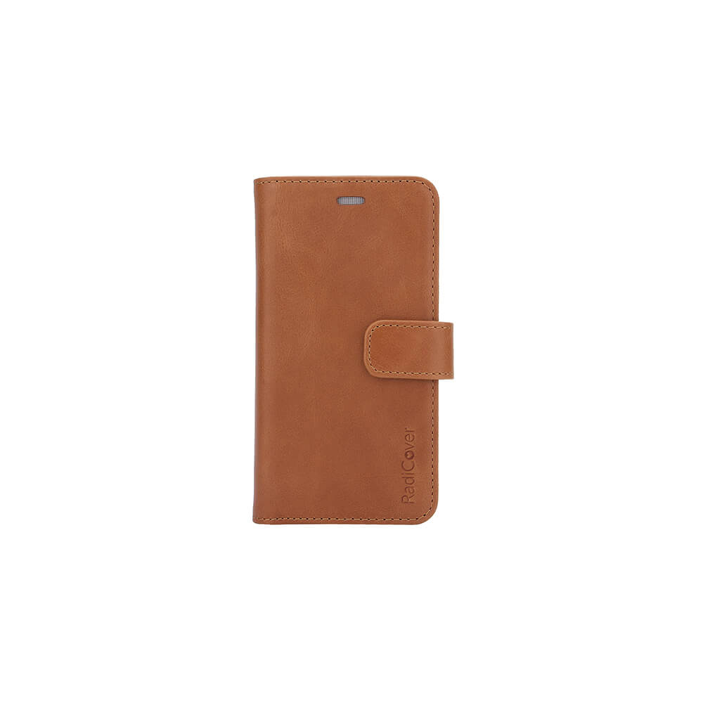 Radicover Strålingsbeskyttelse Wallet Læder I Phone 6/7/8/Se2020 2in1 Magnetcover Brun