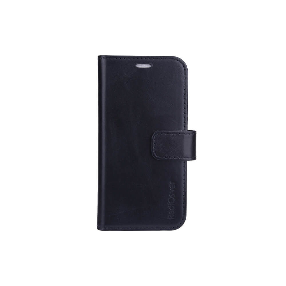 Radicover Strålingsbeskyttelse Wallet Læder I Phone 13 Mini 2in1 Magnetcover Sort Rfid