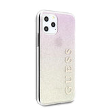 Guess GUHCN65PCUGLGPI iPhone 11 Pro Max roseguld/guld pink hårdkasse Gradient Glitter