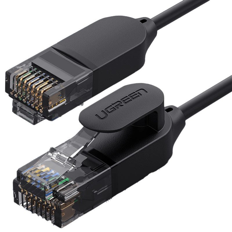 Ugreen kabel internet netværk kabel Ethernet patchcord RJ45 Cat 6A UTP 1000Mbps 10m sort (70656)