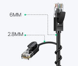 Ugreen kabel internet netværk kabel Ethernet patchcord RJ45 Cat 6A UTP 1000Mbps 10m sort (70656)