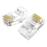 Ugreen 10x plug plug kobler ende RJ45 8P8C Cat 6 gennemsigtige (50961)