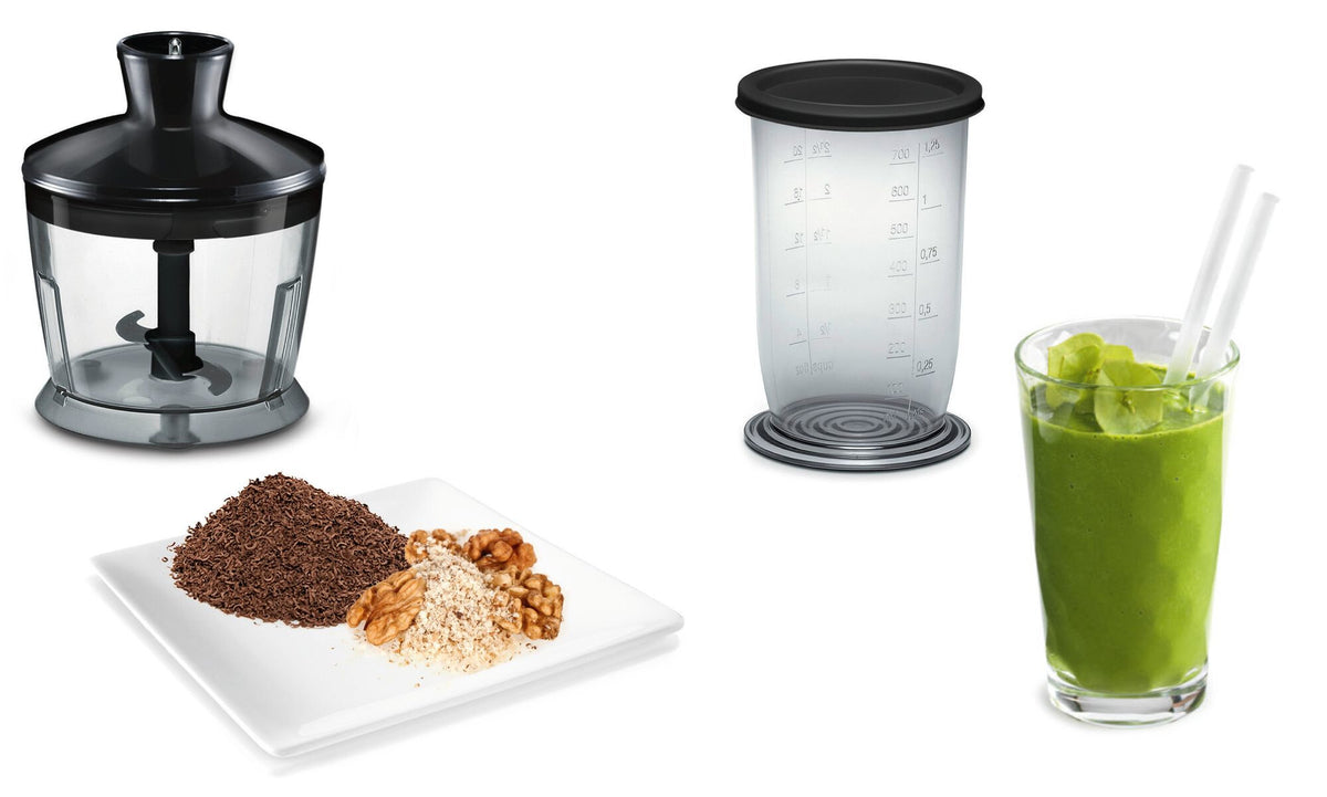 Bosch MSM2620B blender Bordplade blender 600 W Sort, Transparent