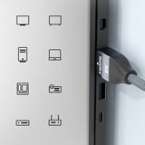 Wozinsky 5907769300899 HDMI-kabel 3 m HDMI Type A (Standard) Sølv
