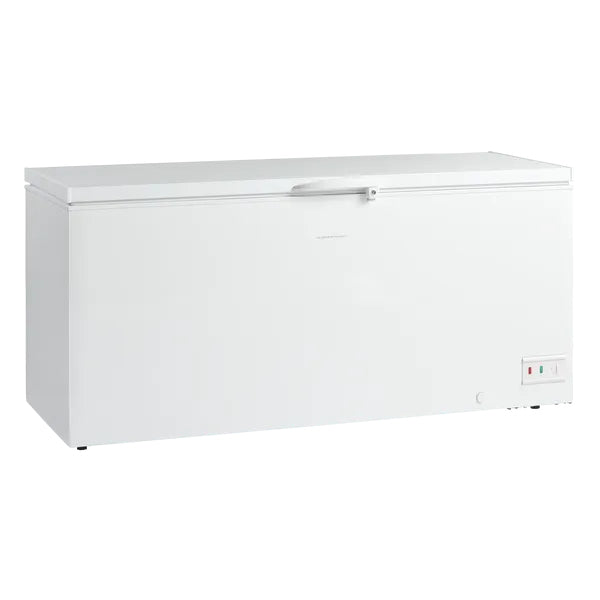 ScanDomestic CF560WE Kummefryser Fritstående 560 L Aluminium, Hvid