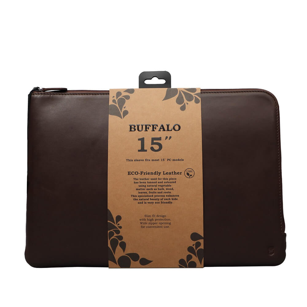 Buffalo Datasleeve Brun 15" Passar Mac Och Pc