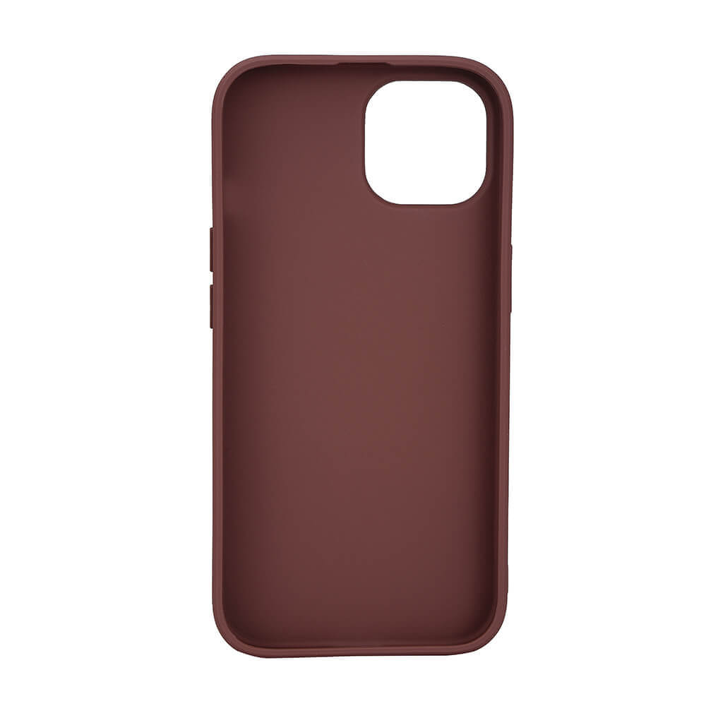 Cover PU MagSeries Brun - iPhone 15