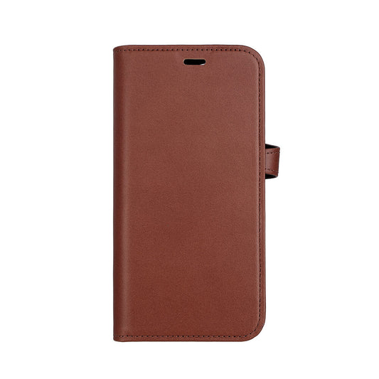 BUFFALO 2in1 Leather 3 card MagSerie iPhone 15 Brun