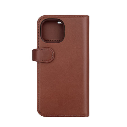 BUFFALO 2in1 Leather 3 card MagSerie iPhone 15 Brun