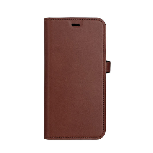 BUFFALO 2in1 Leather 3 card MagSerie iPhone 15 Plus Brun