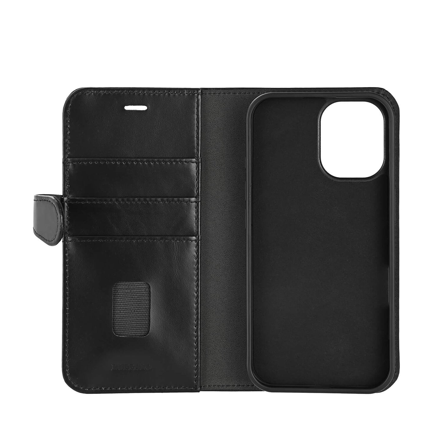 BUFFALO 2in1 Leather 3 card MagSeries iPhone 16 Black