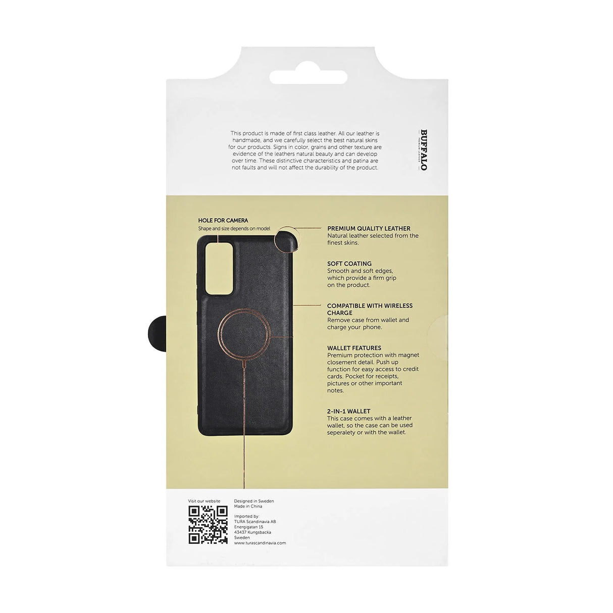 Wallet 2i1 Samsung S25 5G Læder 3 Kort Sort