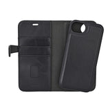Wallet iPhone 16e 2i1 Læder 3 Kort MagSeries Sort