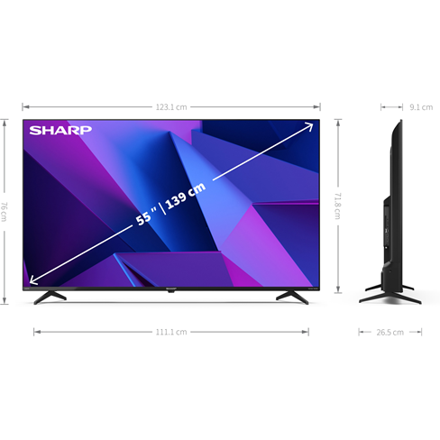 SHARP 55FN2EA - UHD 4K ANDROID TV