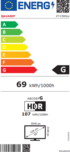 SHARP 50GL4260E - UHD 4K Android TV