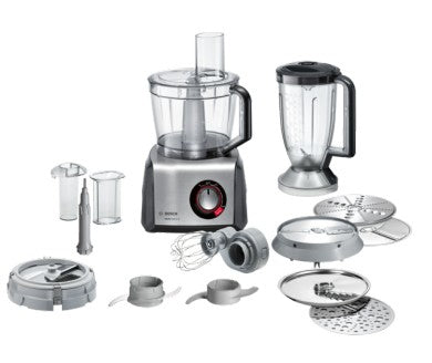 Bosch MC812M865 foodprocessor 1250 W 3,9 L Sort, Rustfrit stål