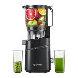 AMZCHEF SJ-036CBK langsomme juicepresser (sort)