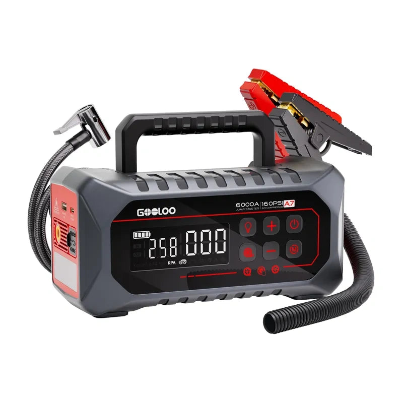 GOOLOO A7 88.8Wh Jump Starter with Air Pump