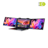 Bærbar skærm ZEUSLAP ZB14 dual 14" bærbar skærm