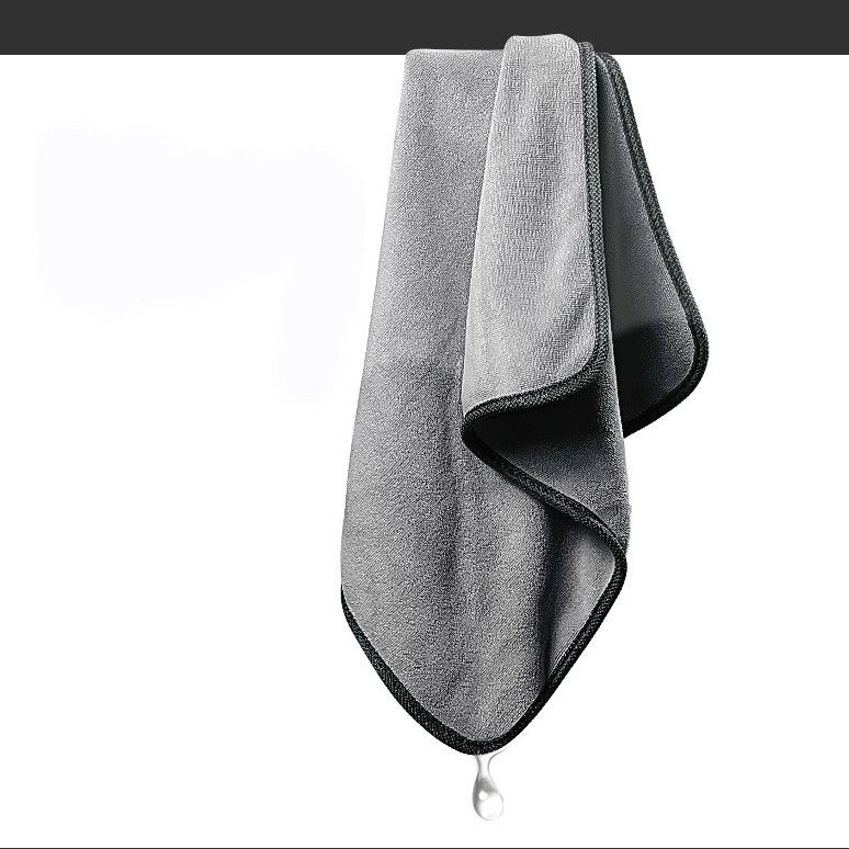 Baseus 2 x Microfiber Car tørretørklæde Microfiber 40cm x 40cm Grå (CRXCMJ-0G)