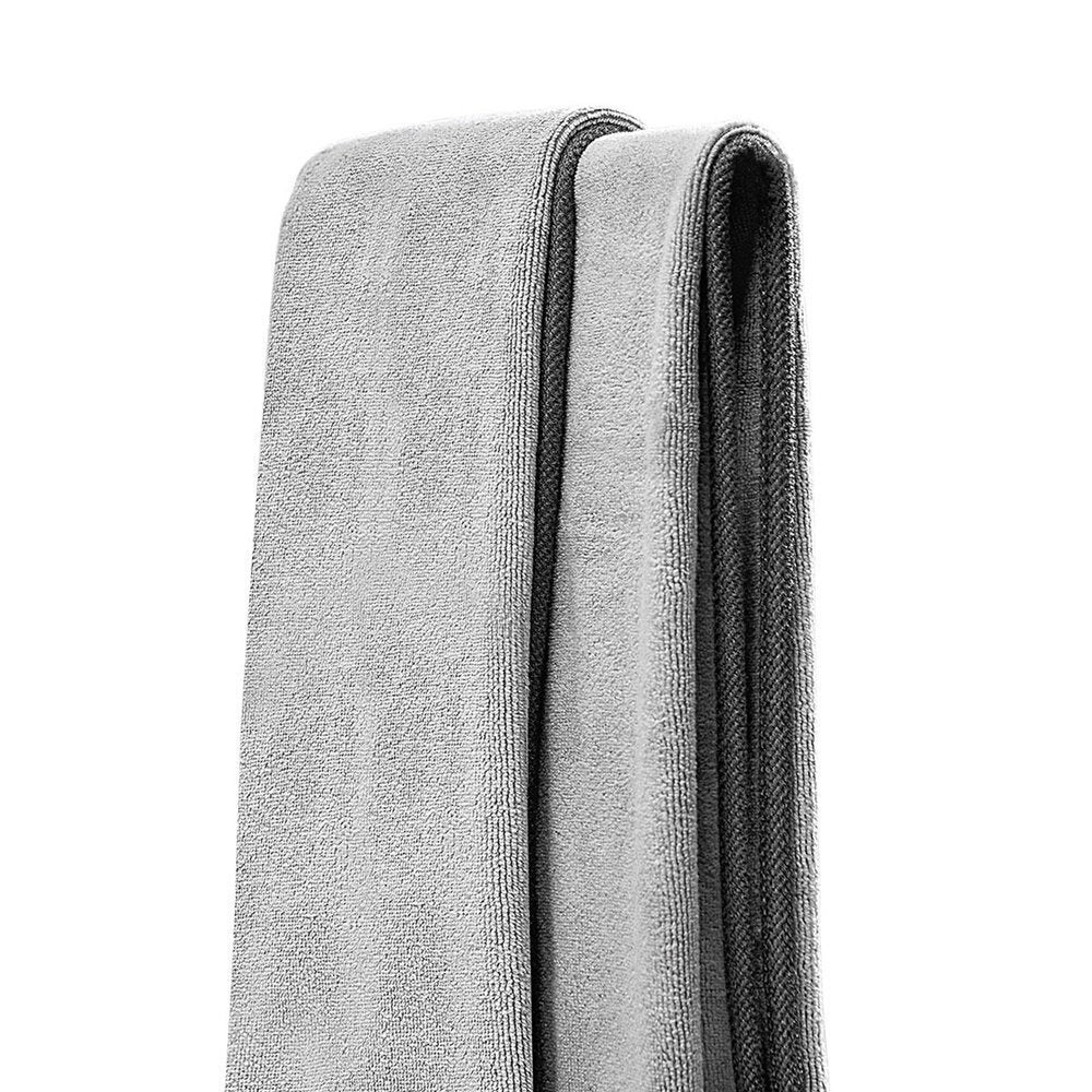 Baseus 2 x Microfiber Car tørretørklæde Microfiber 40cm x 40cm Grå (CRXCMJ-0G)