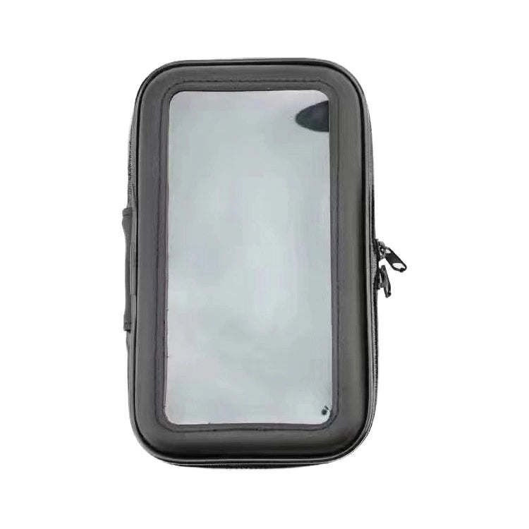 Vandtæt montering til cykeltelefon, universel kasse til cykel- og motorcykeltelefonholder, monteringstørrelse XL (maks. telefonstørrelse: 165 mm x 80 mm) sort (uden montering på styret)