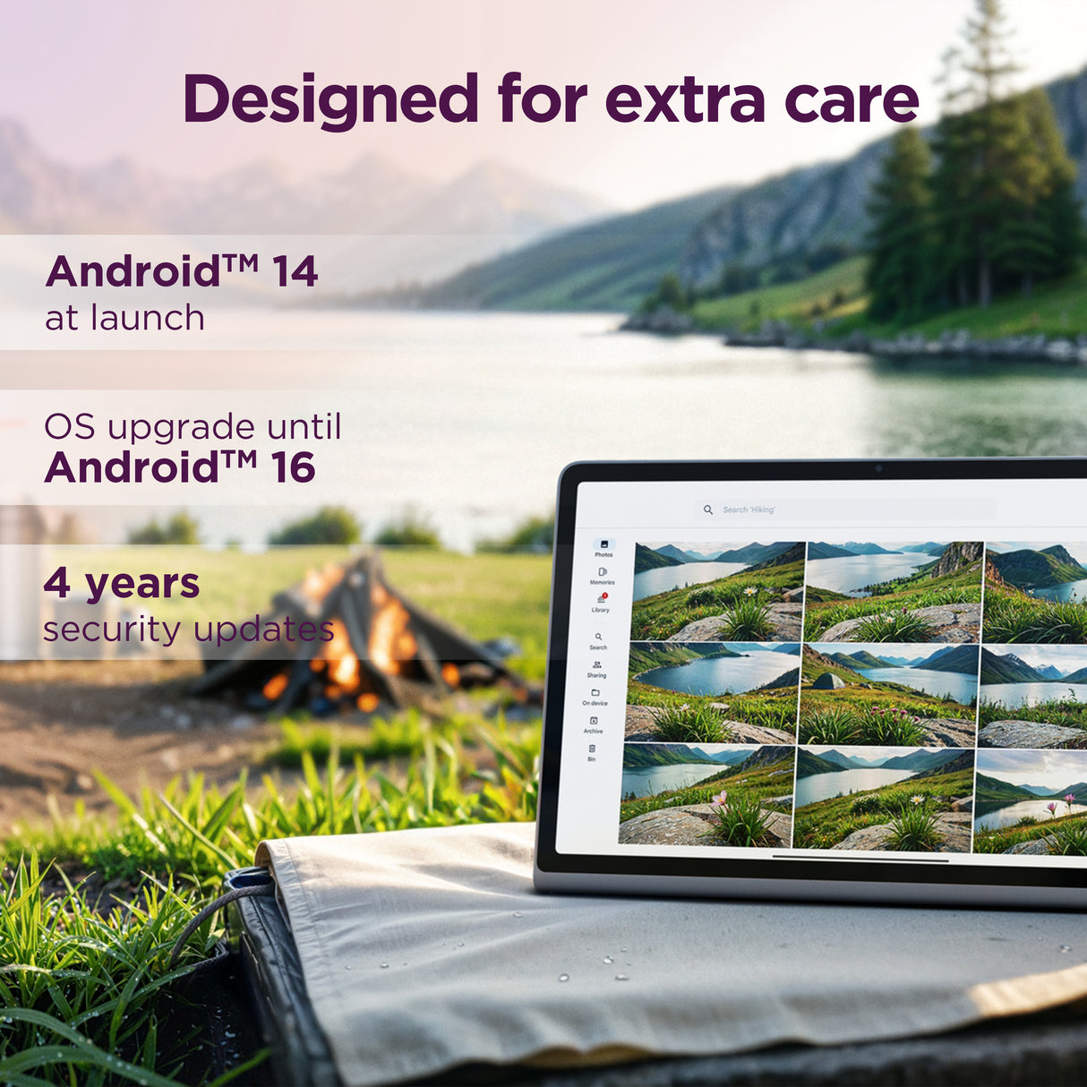 Lenovo Tab Plus Mediatek 128 GB 29,2 cm (11.5") 8 GB Wi-Fi 5 (802.11ac) Android 14 Grå