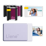 Liene Pearl N200 Pro 2x3" Portable Photo Printer Kit (purpur)