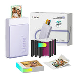 Liene Pearl N200 Pro 2x3" Portable Photo Printer Kit (purpur)