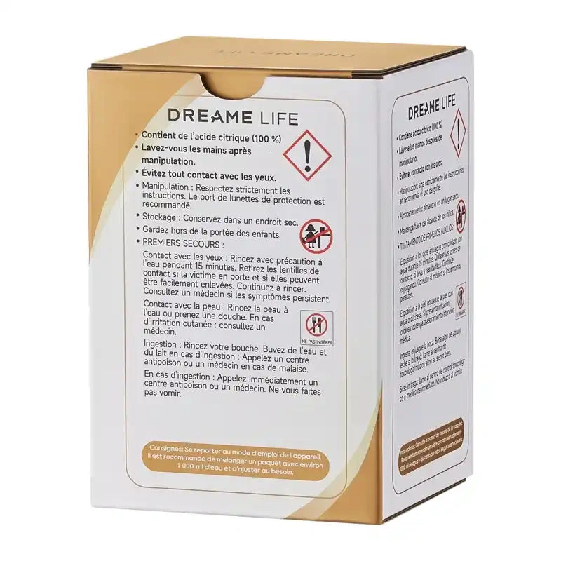 Descaling solution for the Dreame N20 Steam, 12 x 20g