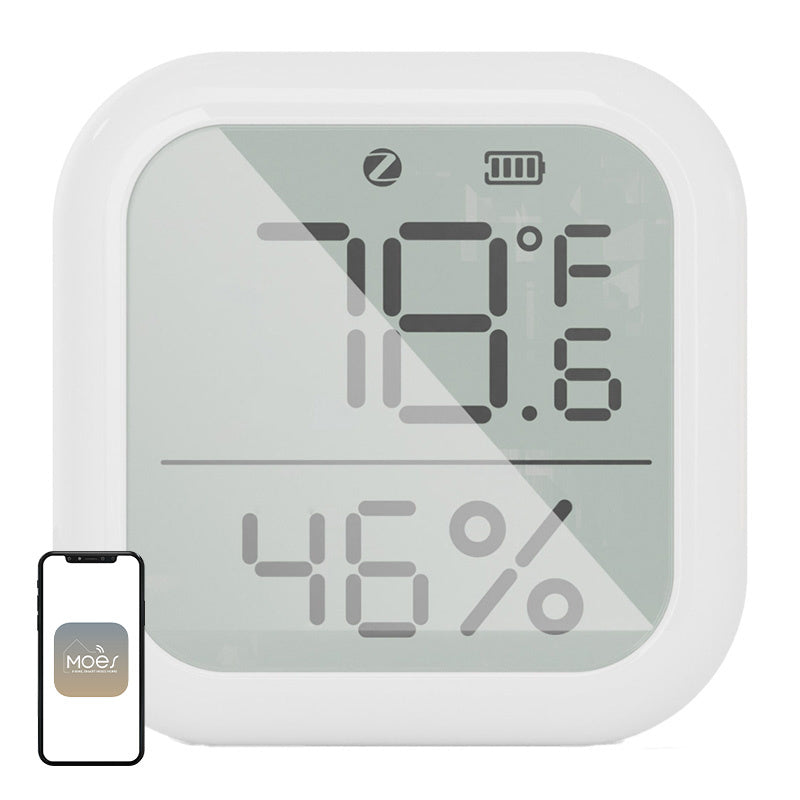 MOES ZSS-KB-TH-LF-C ZigBee LCD-temperatur- og fugtighedssensor