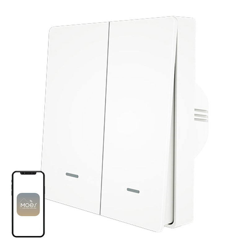 MOES ZS-B-EU2 ZigBee 2-kanals lysswitch