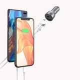 Ugreen Car Charger USB / USB Type C Quick Charge 3.0 Power Delivery 36W 3A Grå (CD213 60980)