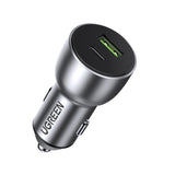 Ugreen Car Charger USB / USB Type C Quick Charge 3.0 Power Delivery 36W 3A Grå (CD213 60980)