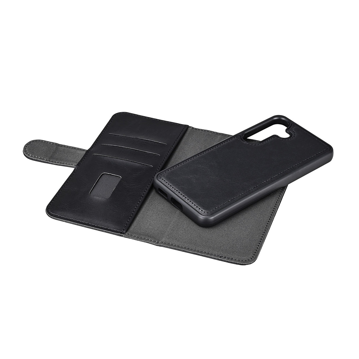 Wallet 2i1 Samsung S25 5G 3 Kort Sort