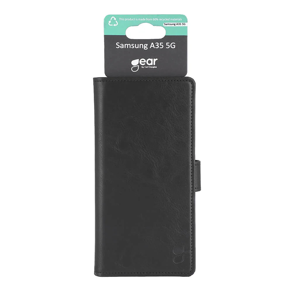 Wallet 3 Kortpladser Sort - Samsung A35 5G