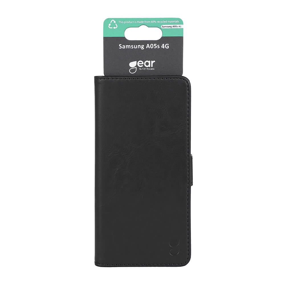 Wallet Samsung A05s Classic 3 kort 4G Sort