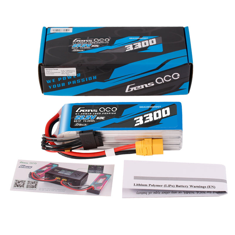 Gens ace GEA336S60X9GT Radio-kontrolleret (RC) model dele og tilbehør Batteri