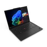Lenovo ThinkPad T14 Gen 6 (AMD) Copilot+ PC AMD Ryzen AI 5 340 Laptop 35,6 cm (14") WUXGA 32 GB DDR5-SDRAM 512 GB SSD Wi-Fi 7 (802.11be) Windows 11 Pro Nordisk Sort