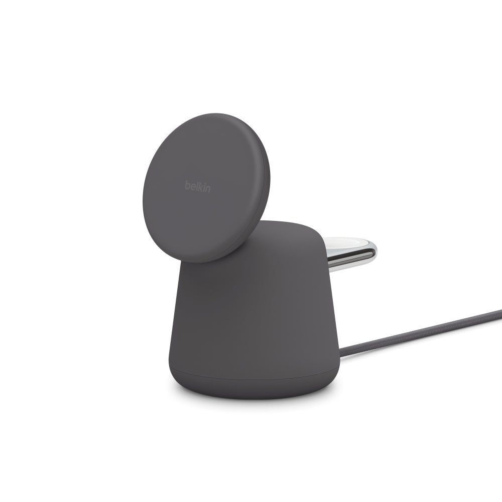Belkin Boost Charge Pro 2-i-1 15W trådløs ladestation - Charcoal