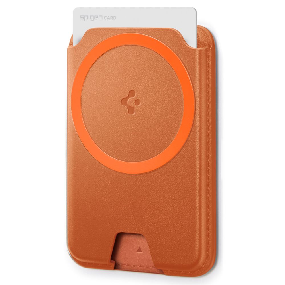 Spigen Valentinus Magfit+ Magsafe Universal Magnetisk Kortholder Metallisk Orange