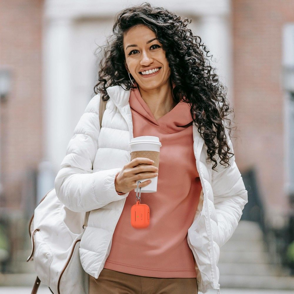 Tech Protect Silikonekrog Til Apple Airpods Pro 1/2 Caffe Latte